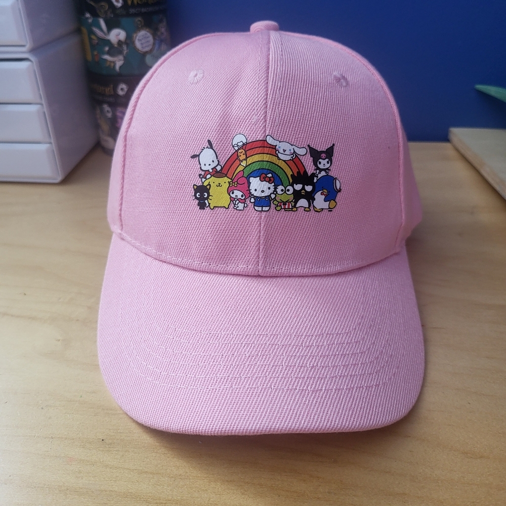 New with no tags. Sanrio pink baseball cap